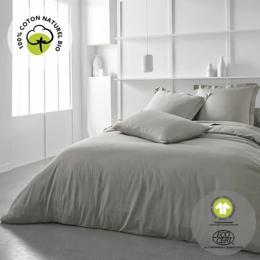 Spannbetttuch beige 180x200cm TODAY Baumwolle Nahaufnahme
