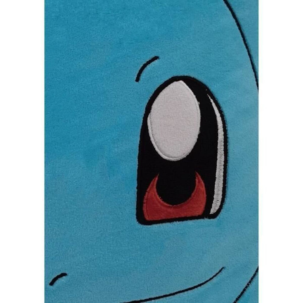 Pokémon Kissen blau 40cm Polyester Reißverschluss Seitenansicht
