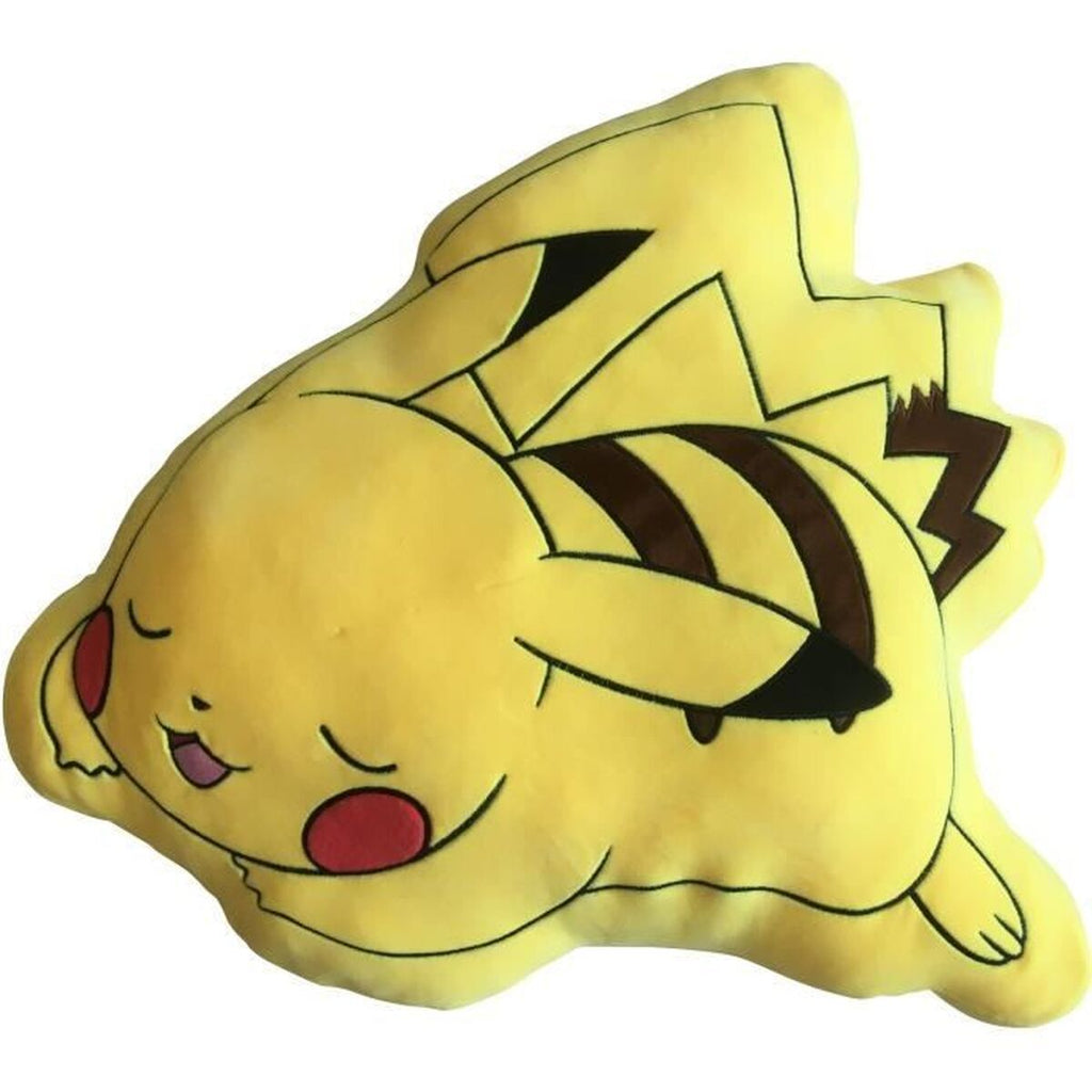 Pokémon Kinderkissen gelb 50cm Polyester Charakterform Kuschelkissen
