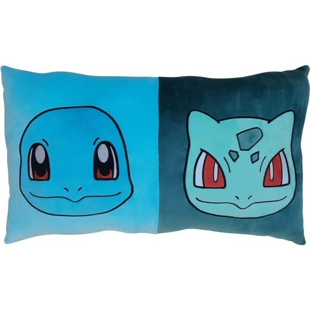 Pokémon Kinderkissen bunt 40cm Polyester beidseitig kariert Kuschelkissen
