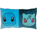 Pokémon Kinderkissen bunt 40cm Polyester beidseitig kariert Kuschelkissen
