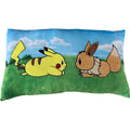 Pokémon Kinderkissen gelb braun 60cm Polyester Charakterform Kuschelkissen
