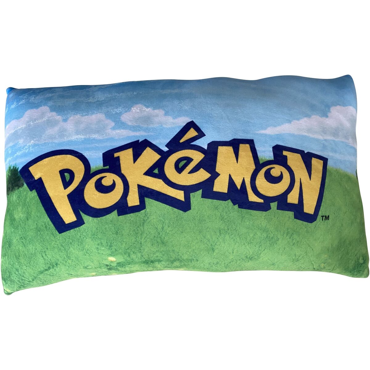 Kinderkissen Pokémon gelb braun Polyester 60cm Detailansicht
