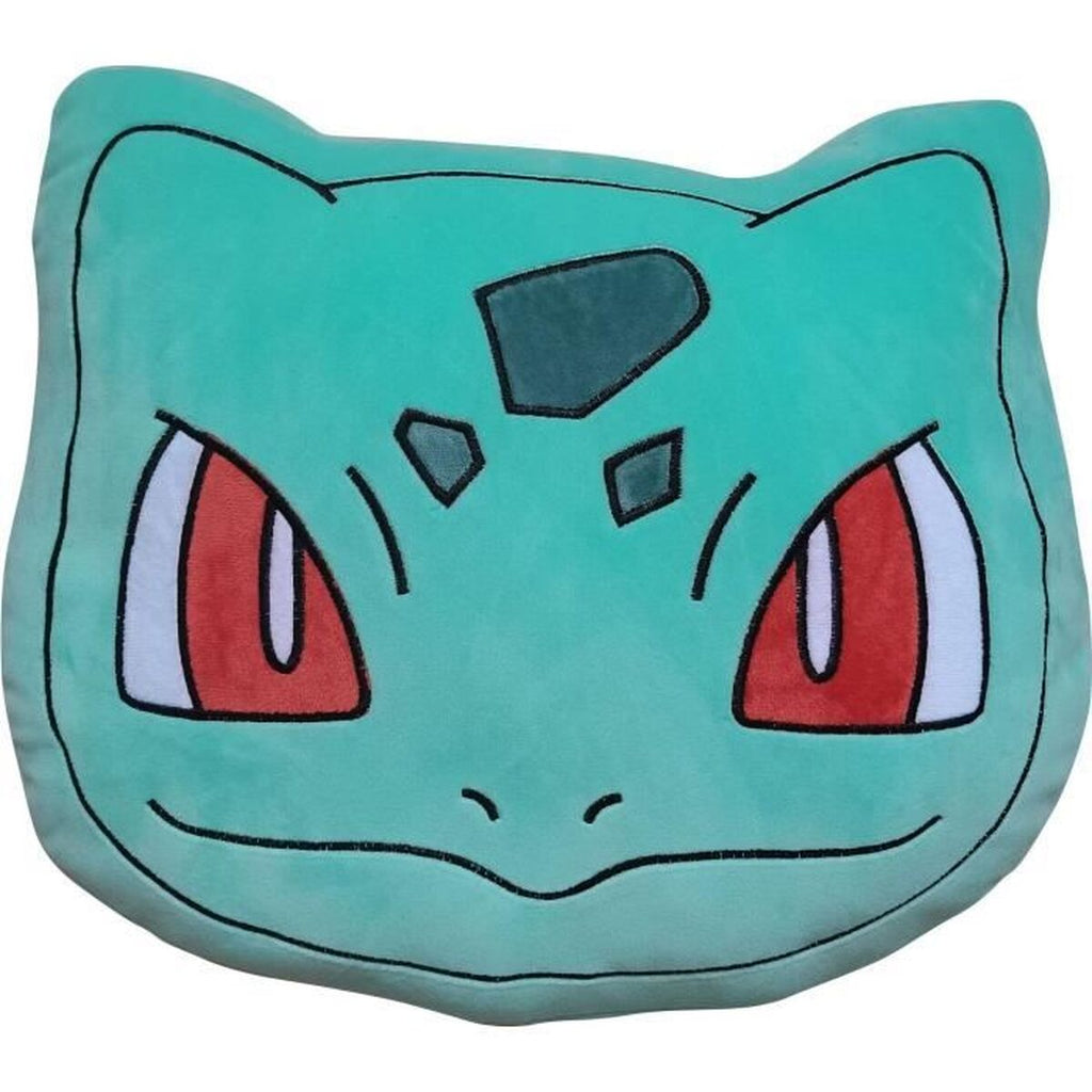 Pokémon Kinderkissen grün 40cm Polyester Charakterform Kuschelkissen
