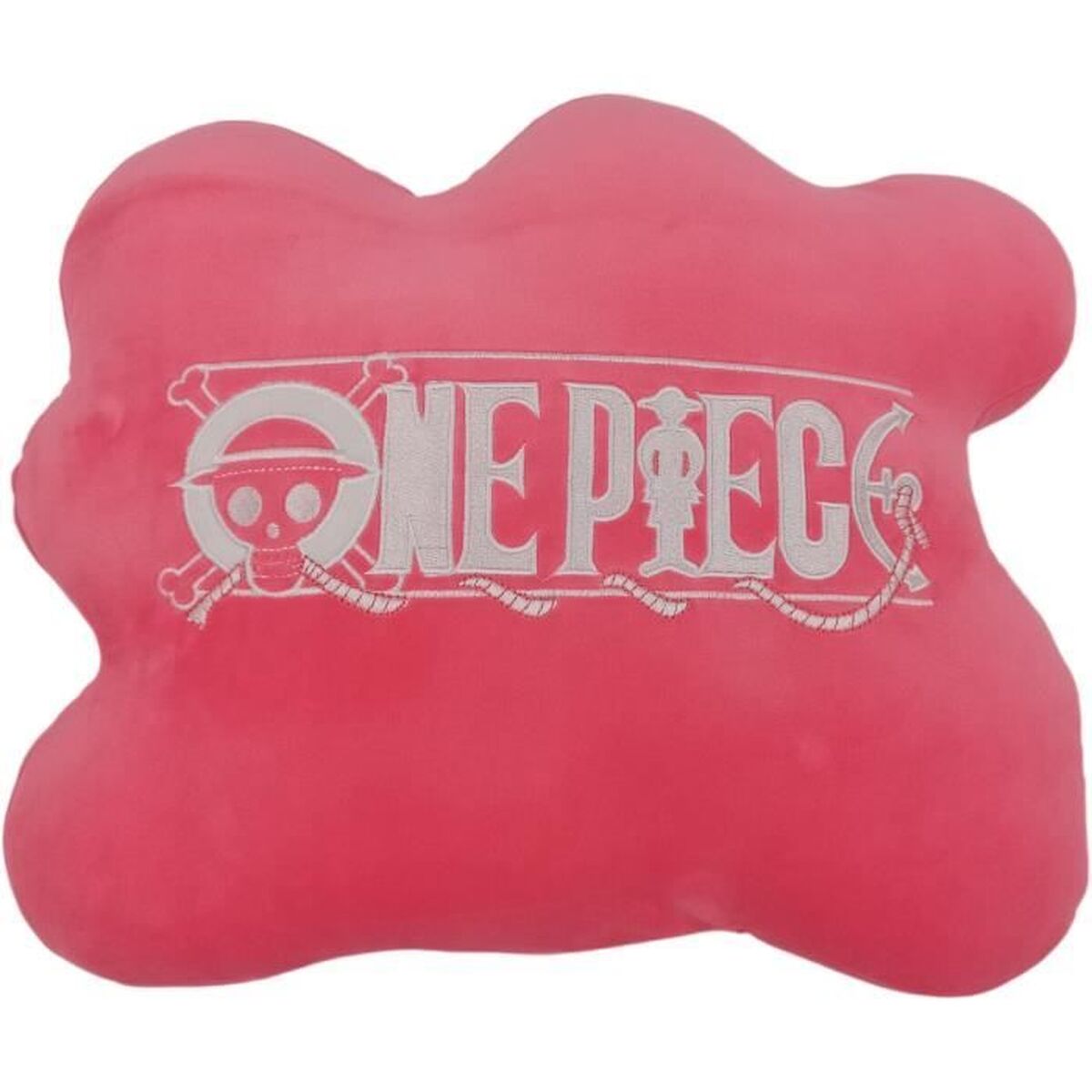 Kinderkissen One Piece rosa Polyester 40cm Detailansicht
