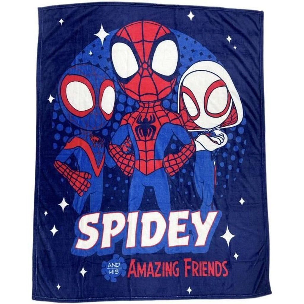 Spidey Kinderdecke Mikrofaser Flanell weich Kuscheldecke Superhelden