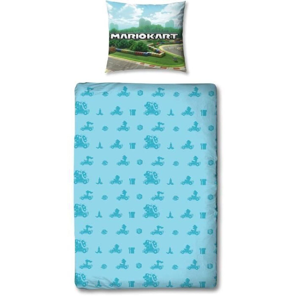 Mario Bros Bettwäsche 140x200cm 2-teilig Mikrofaser Kissenbezug 63x63cm
