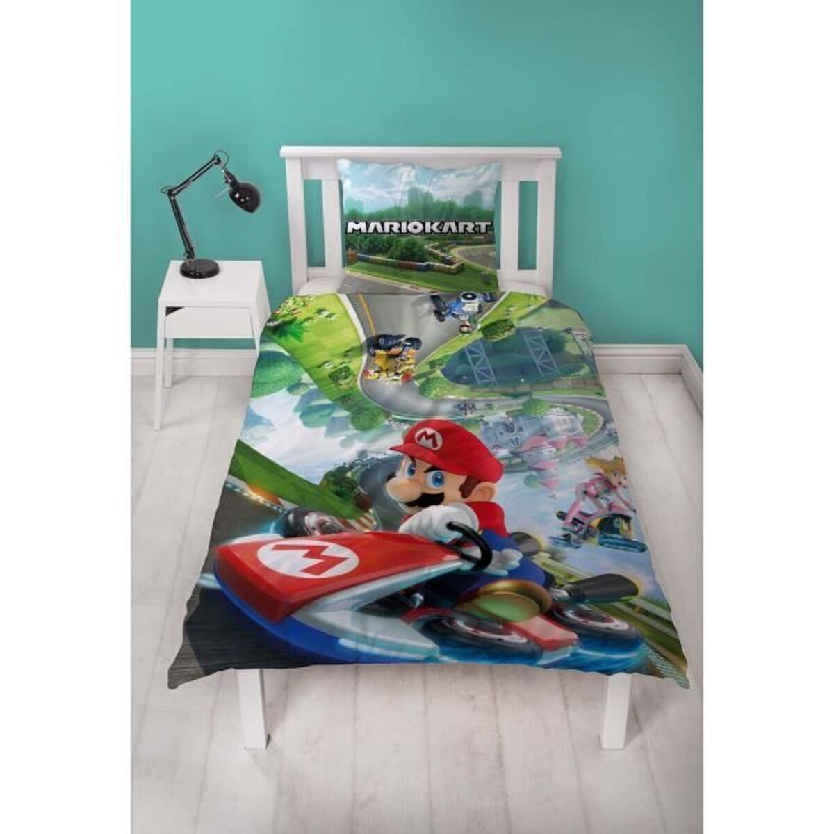Kinderbettwäsche Mario Bros 140x200cm bunt Polyester pflegeleicht