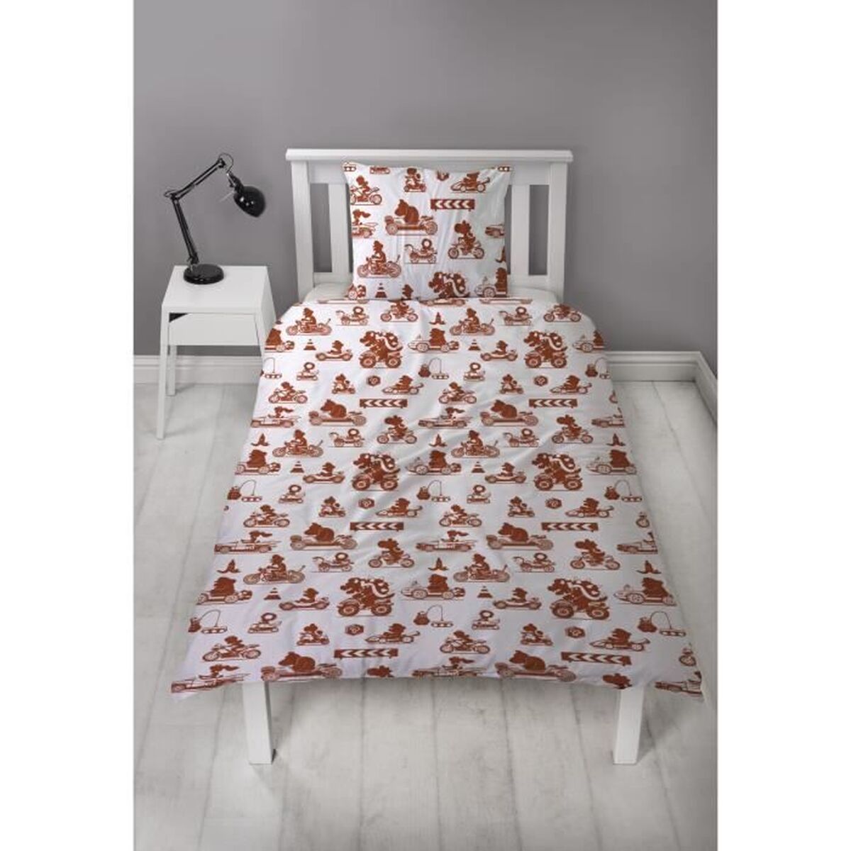 Kinderbettwäsche Mario Bros 140x200cm bunt Polyester pflegeleicht