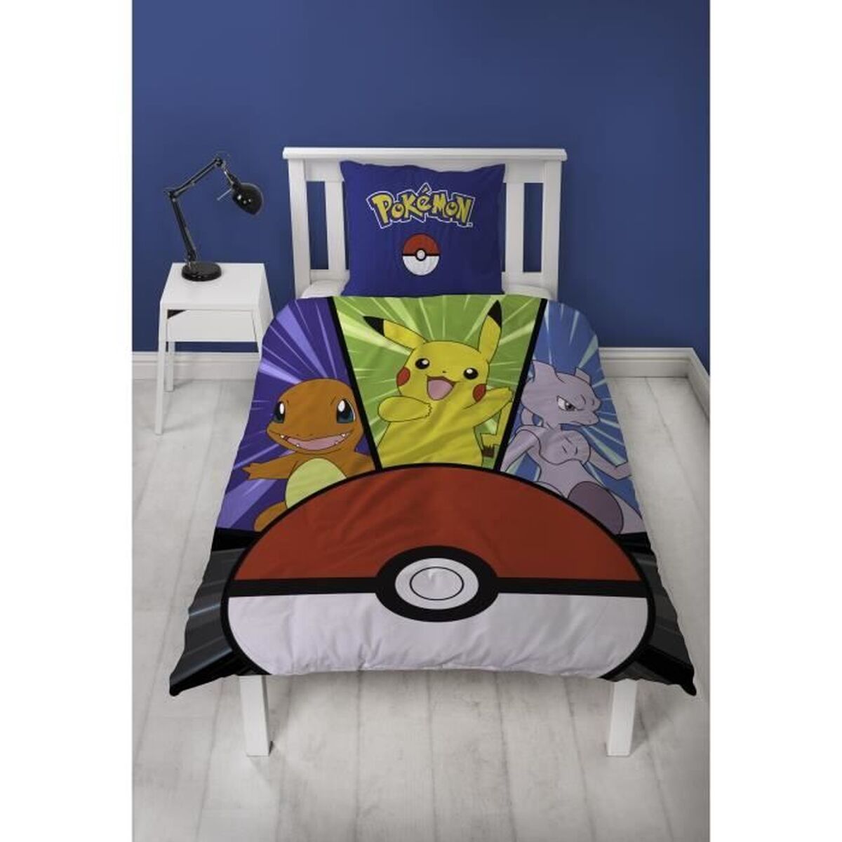 Pokémon Bettwäsche Set gelb-rot 140x200cm Kinderzimmer Produktdetails