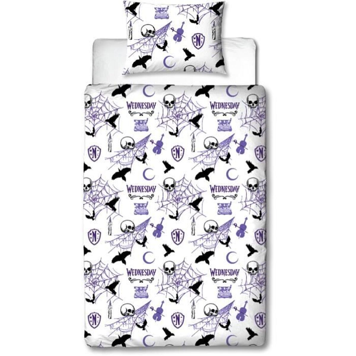 Bettbezug-Set Wednesday 140x200cm Kinderbettwäsche Detailansicht