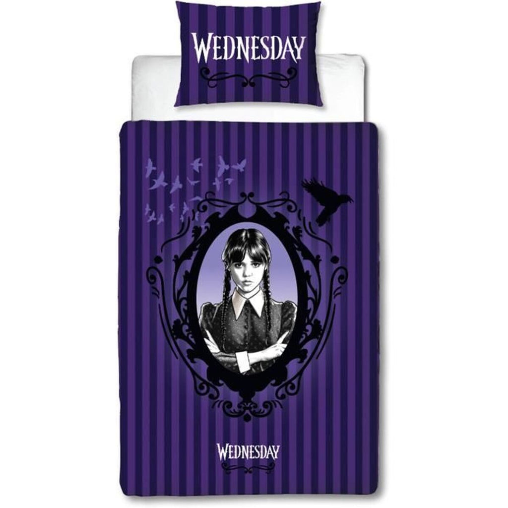 Wednesday Bettwäsche 140x200cm 2-teilig Mikrofaser Kissenbezug 63x63cm