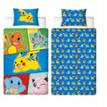 Pokémon Bettwäsche-Set 140x200cm 2-teilig Mikrofaser bunt Kinderbettwäsche