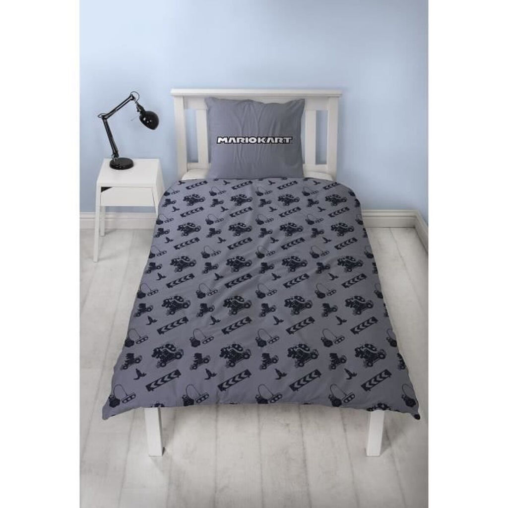 Mario Bros Bettbezug – Zusatzansicht, buntes Design
