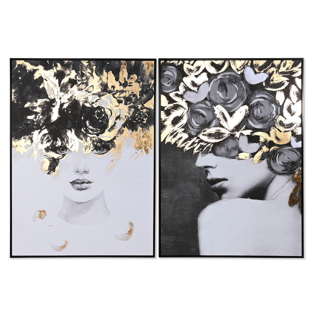 Home ESPRIT Leinwand – Frontansicht, elegantes Glamour-Design
