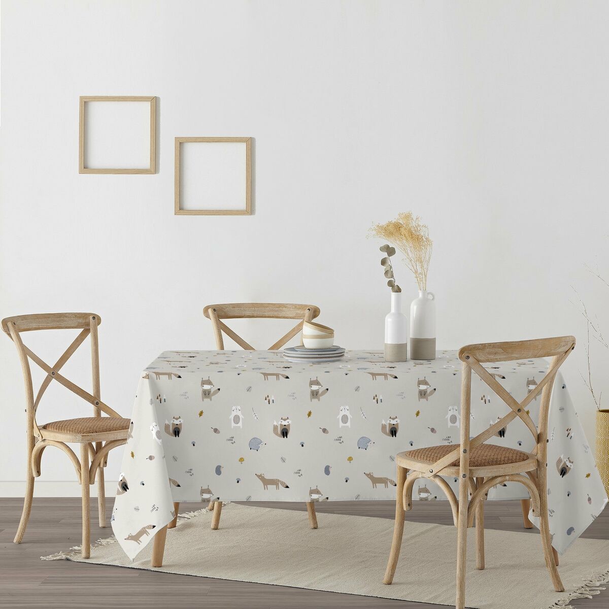 Belum Kenai Tischdecke bunt 250x150 cm Baumwolle Muster Nahaufnahme
