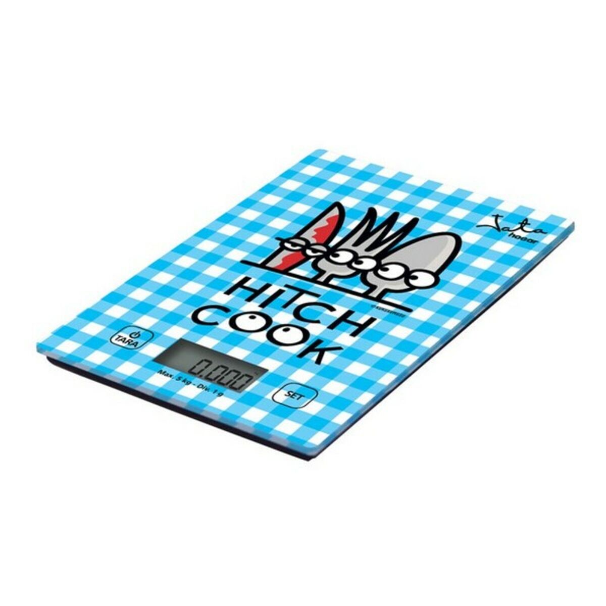 JATA 732K Kukuxumusu Küchenwaage blau 5kg Tara-Funktion LCD-Display
