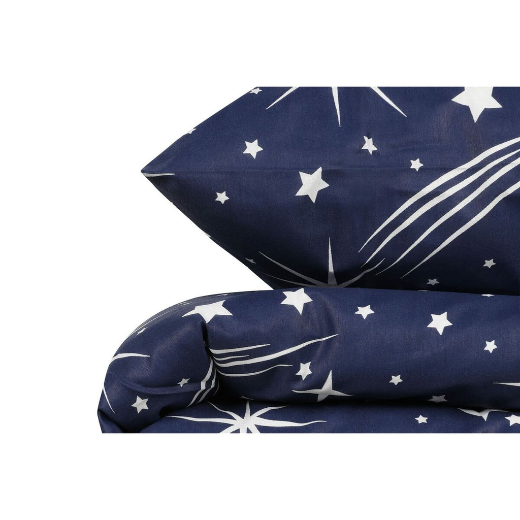 Bettbezug-Set blau BigBuy Home 3-teilig Zusatzansicht
