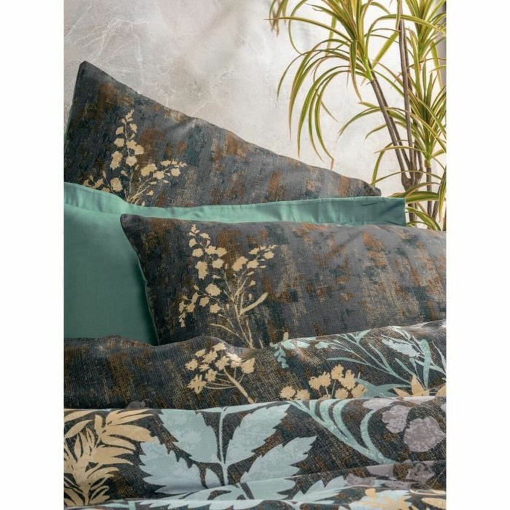 Bettwäsche-Set mintgrün 220x240cm BigBuy Home Satin-Baumwolle Detailansicht
