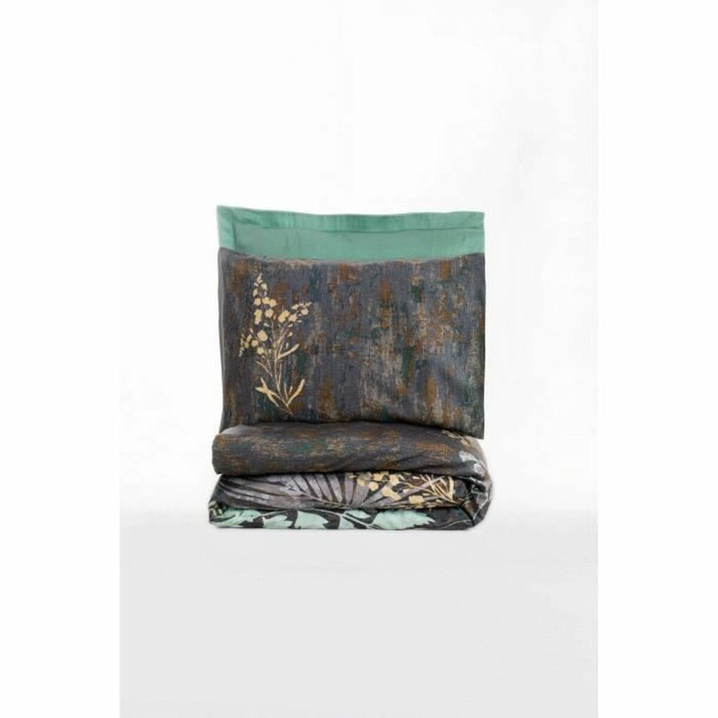 Bettbezug mintgrün 220x240cm BigBuy Home Satin-Baumwolle Nahaufnahme
