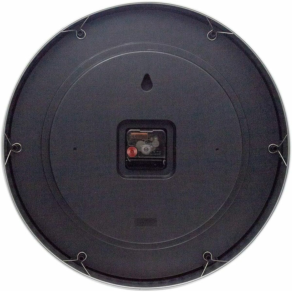 Wanduhr Nextime 3511WI grau Metall 40cm Detailansicht Ziffernblatt
