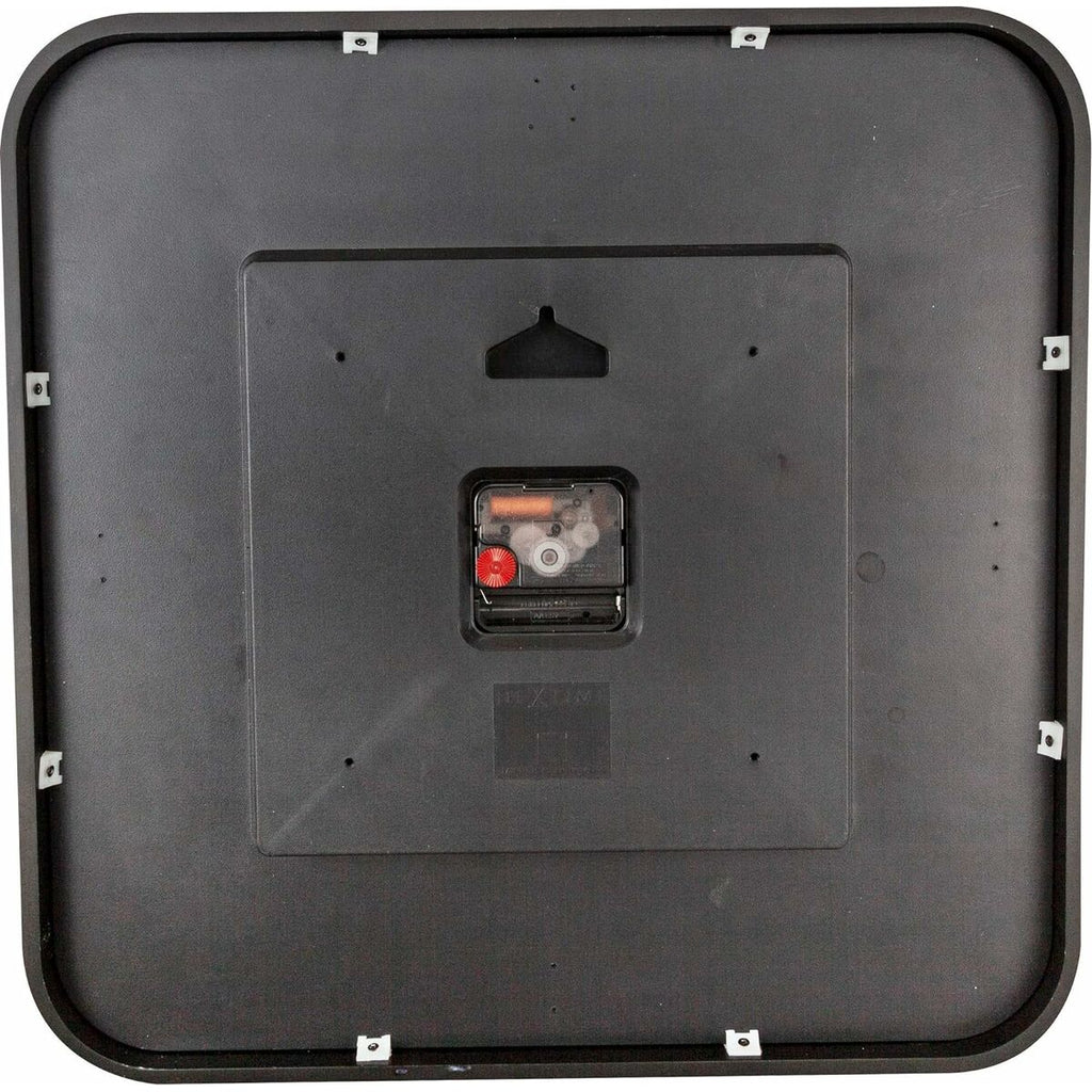 Nextime Wanduhr 3518ZW schwarz gold Design Nahaufnahme
