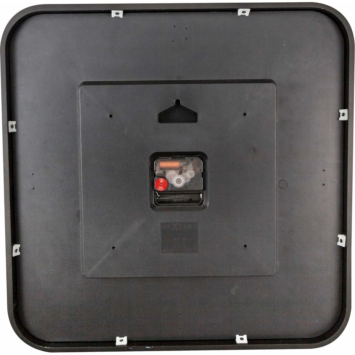 Nextime Wanduhr 3518ZW schwarz gold Design Nahaufnahme
