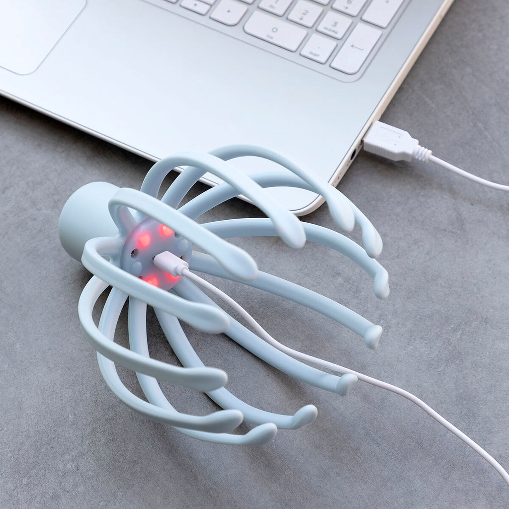 Elektrisches Kopfmassagegerät mit 360° Rundum-Vibration