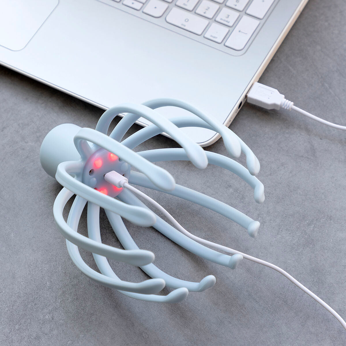 Elektrisches Kopfmassagegerät mit 360° Rundum-Vibration